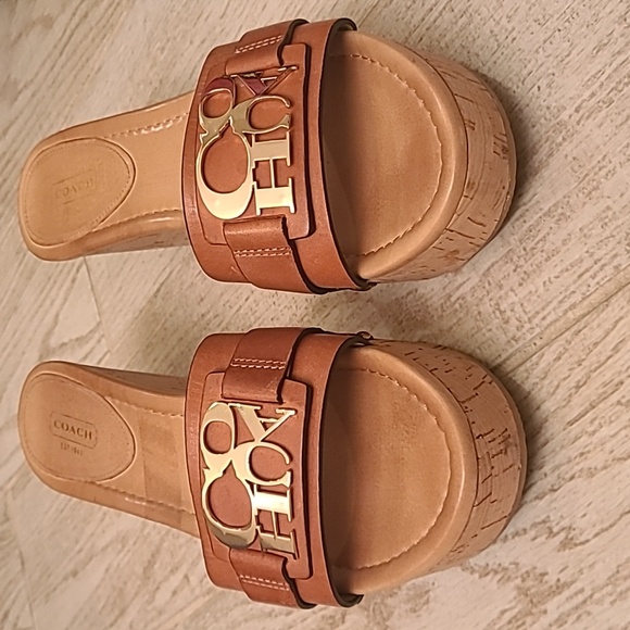 Coach Cork Wedges in a Size 10 in EUC! - Picture 1 of 10